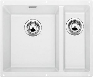 Blanco SUBLINE 340/160-U (513790) чаша слева белый мойка