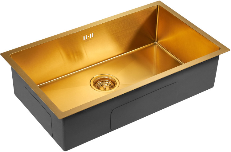 Paulmark GERBERG 74 UNI брашированное золото мойка