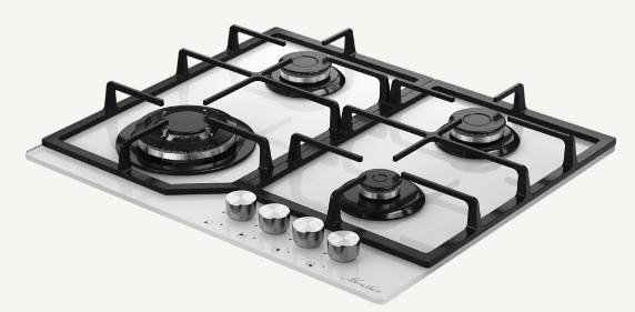 Monsher MGG 63 Blanc газовая варочная панель