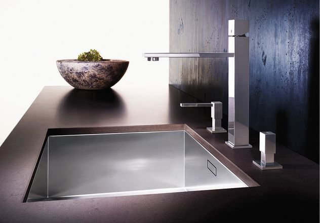 Blanco ZEROX 550-U нерж. сталь зеркальная полировка 521591 мойка