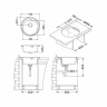 Alveus FORM 30 LEI 90 FI 510X185 1X кухонная мойка