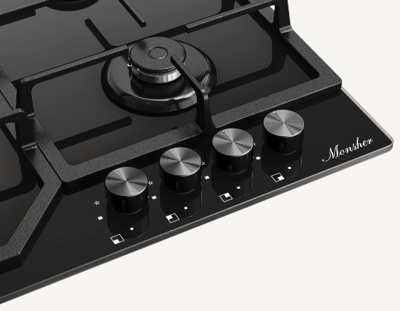 Monsher MGG 63 Noir газовая варочная панель