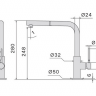 Falmec TREVI CORNER MTRC.00#PQF смеситель
