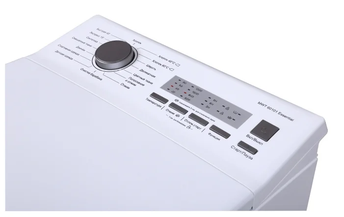 Midea MWT60101 Essential стиральная машина с вертикальной загрузкой ...