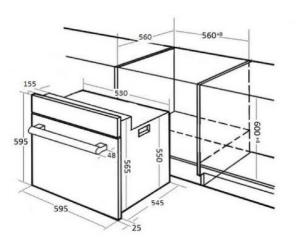 Kuppersberg SR 669 C Bronze духовой шкаф электрический
