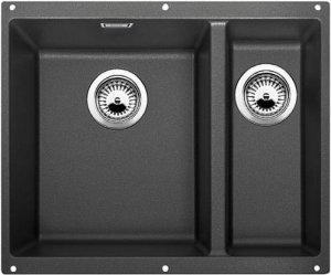 Blanco SUBLINE 340/160-U (513795) чаша слева антрацит мойка