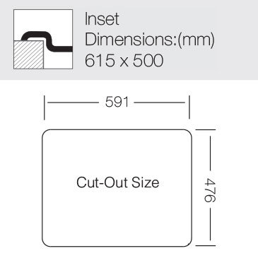TopZero LTL615.500.15.GT8K кухонная мойка