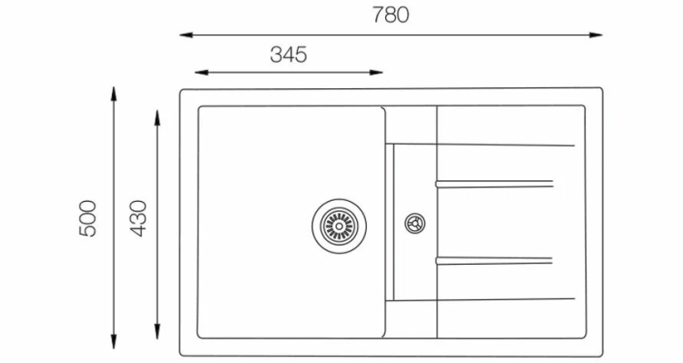 TopZero Susanna 780.500-38 Ground мойка гранитная