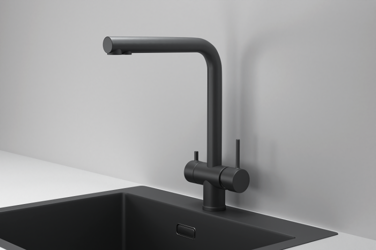 Granula KS-7011 черный матовый смеситель