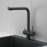 Granula KS-7011 черный матовый смеситель