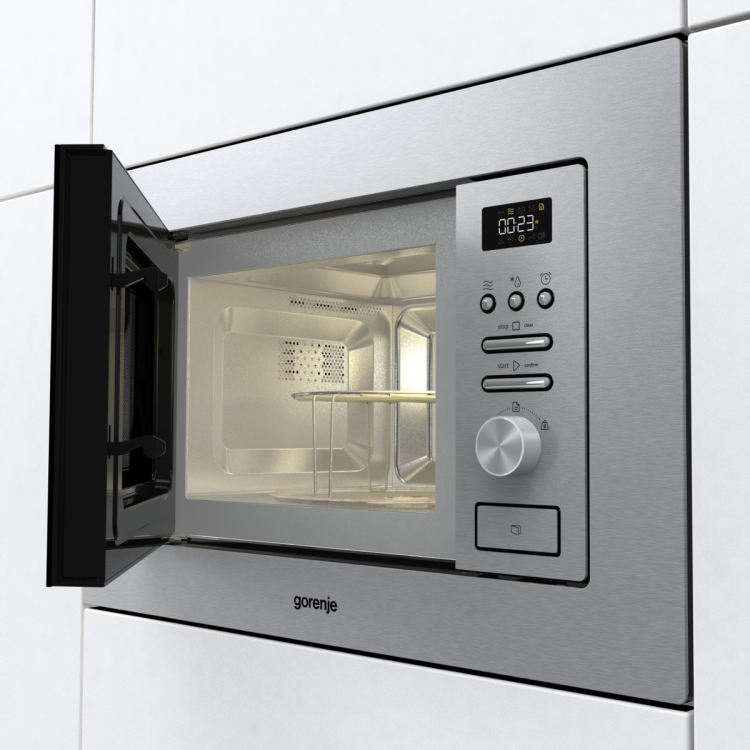 Gorenje BMI201AG1X встраиваемая микроволновая печь с грилем
