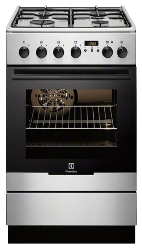 Electrolux EKK954506X комбинированная плита с газовой варочной поверхностью 50 см