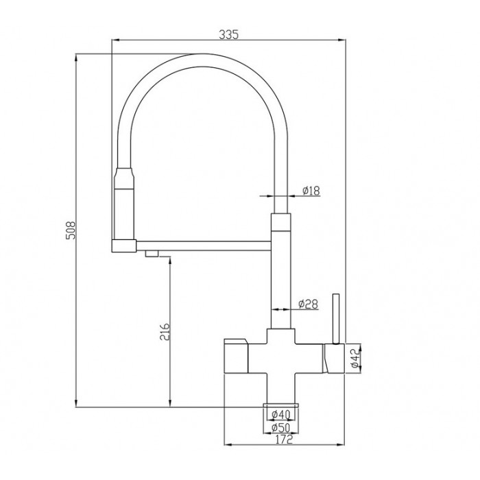 Zorg  SH 2003 CR смеситель