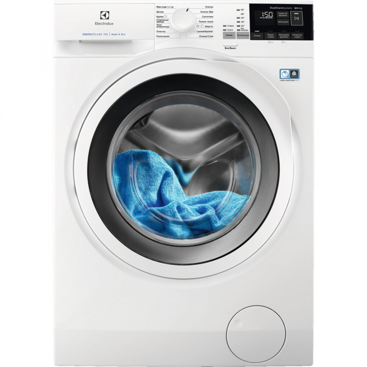 Electrolux EW7WR468W стирально-сушильная машина с фронтальной загрузкой серия pc700