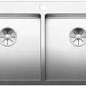 Blanco CLARON 400/400-IF/А нерж. сталь зеркальная полировка с клапаном-автоматом 521654 мойка