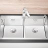 Blanco CLARON 400/400-IF/А нерж. сталь зеркальная полировка с клапаном-автоматом 521654 мойка