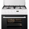 Electrolux EKK96450CW комбинированная плита с газовой варочной поверхностью 60 см