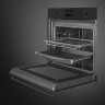 Smeg SO6302M2N многофункциональный электрический духовой шкаф с СВЧ