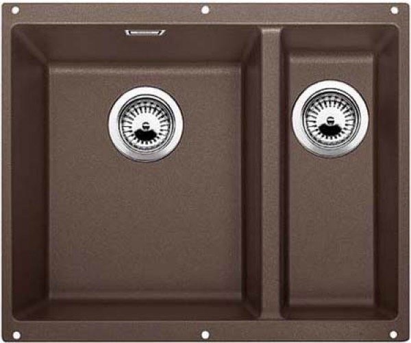 Blanco SUBLINE 340/160-U (515057) чаша слева кофе мойка
