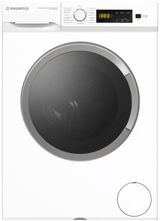 Maunfeld MFWM127WH100 ST INVERTER SLIM отдельностоящая стиральная машина