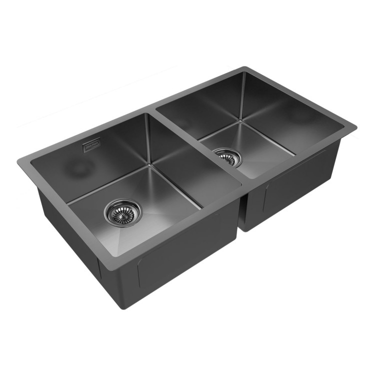 Paulmark GERBERG 78 / 2 UNI вороненая сталь мойка