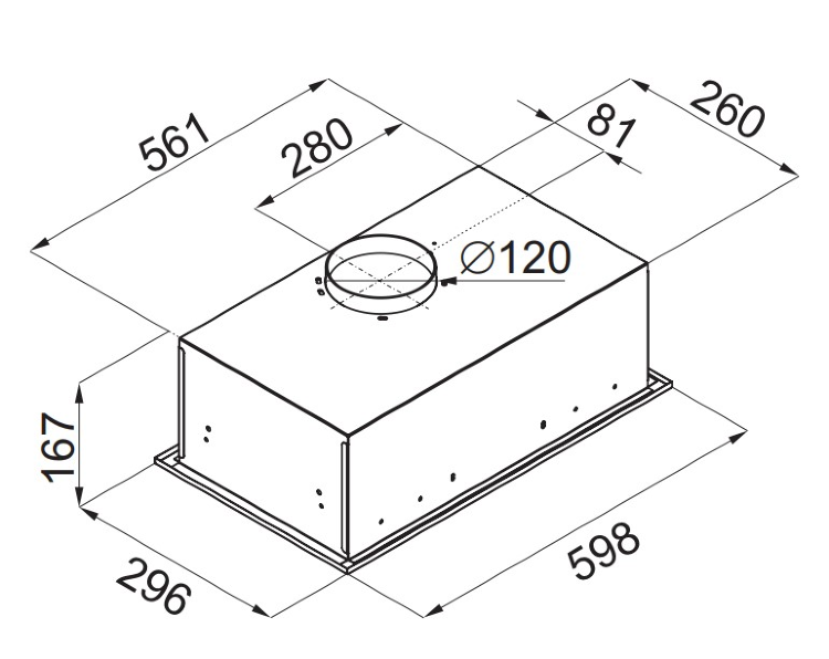Maunfeld CROSBY SINGL 60 BLACK Gl вытяжка