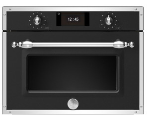 Bertazzoni F457HERVTNE компактный комбинированный духовой шкаф с паром