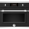 Bertazzoni F457HERVTNE компактный комбинированный духовой шкаф с паром