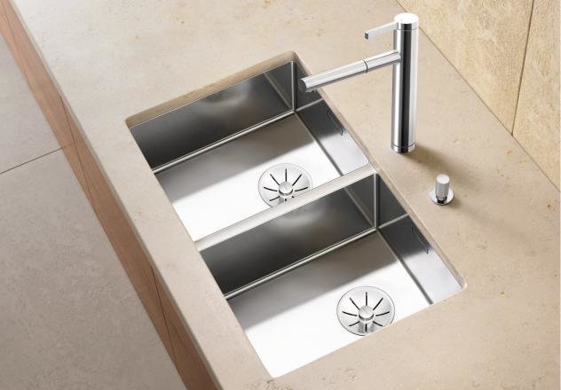 Blanco CLARON 400/400-U нерж. сталь зеркальная полировка 521618 мойка