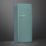 Smeg FAB28RDEG5 отдельностоящий однодверный холодильник изумрудно-зеленый