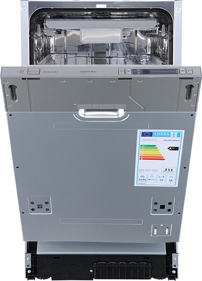 Zigmund & Shtain DW 269.4509 X встраиваемая посудомоечная машина