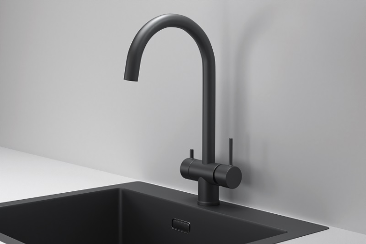 Granula KS-7104 черный матовый смеситель