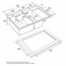 Paulmark KRONER 78 2SF брашированное золото левая мойка