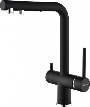 Paulmark SERPENTINE антрацит смеситель