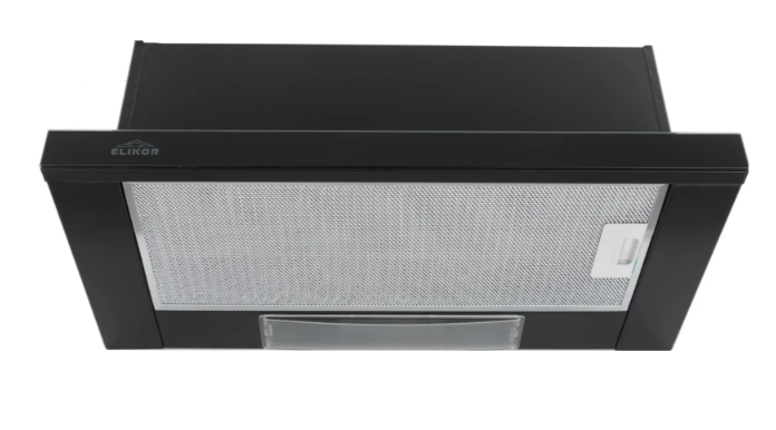 Elikor Интегра GLASS 60П-400-В2Л черный/стекло черное вытяжка