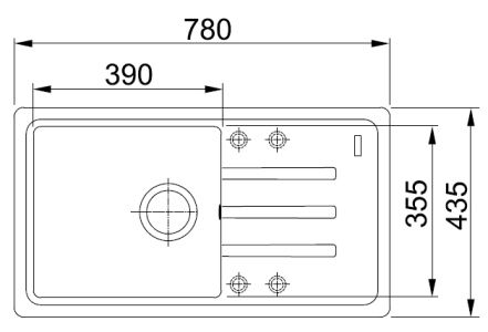 Franke BSG 611-78 миндаль мойка