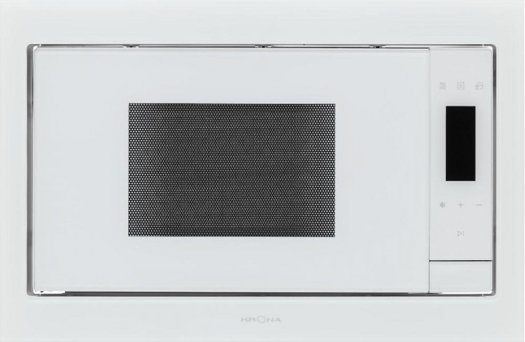 Krona steel ESSEN 60 WH DOTS встраиваемая микроволновая печь