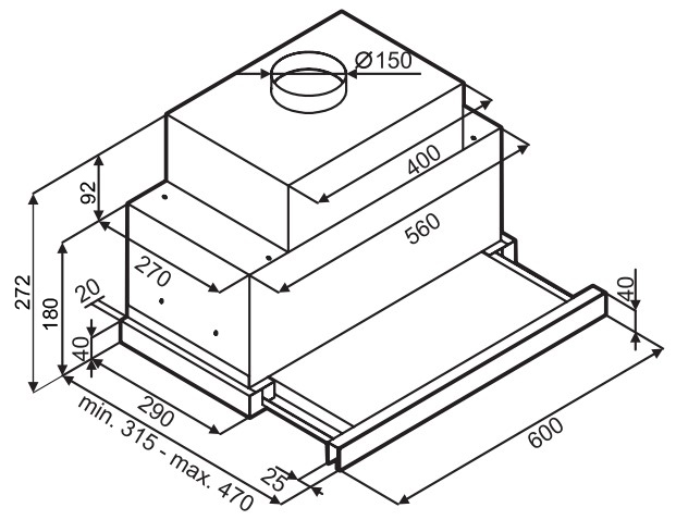 Maunfeld GALAXY 60 White вытяжка