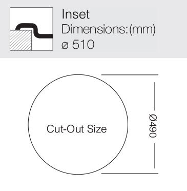 TopZero FAL510.GT8K мойка врезная круглая