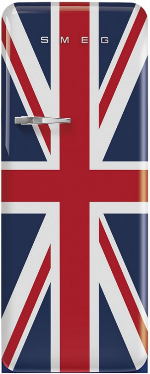 Smeg FAB28RDUJ5 отдельностоящий однодверный холодильник британский флаг