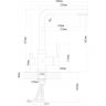 Longran Sprint universal LM2195 Terra granite смеситель