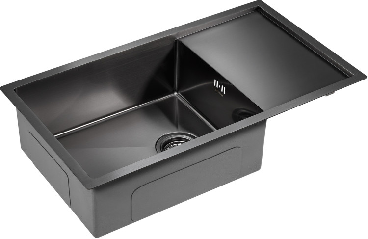 Paulmark GERBERG 78 F UNI вороненая сталь мойка