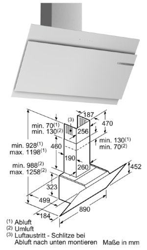 Bosch DWK97JM20 вытяжка