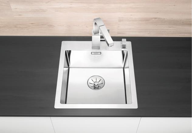 Blanco CLARON 400-IF/А нерж. сталь зеркальная полировка с клапаном-автоматом 521632 мойка