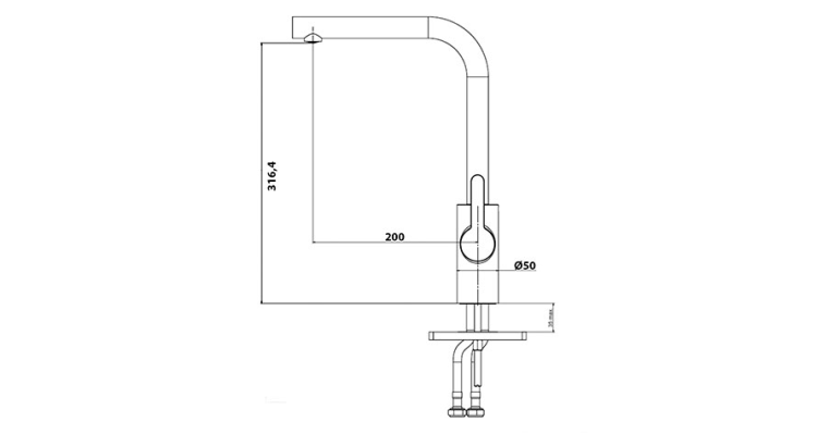 TopZero Tempo GOLD смеситель золото