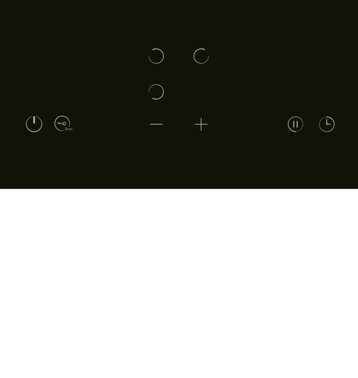 Lex EVH 430B BL электрическая варочная панель