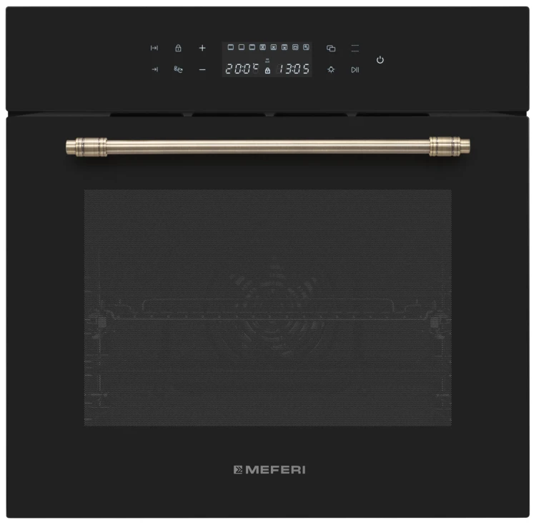 Meferi MEO6010BK MATT RETRO электрический духовой шкаф