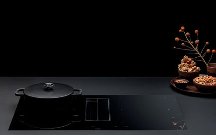 Falmec ZERO индукционная варочная панель со встроенной вытяжкой