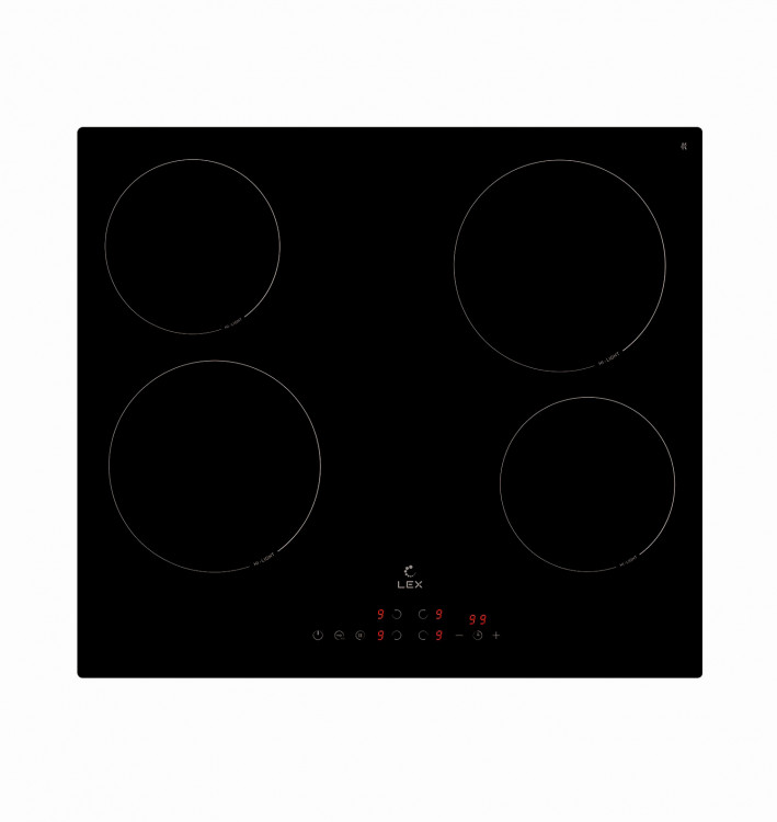 Lex EVH 6040B BL электрическая варочная панель
