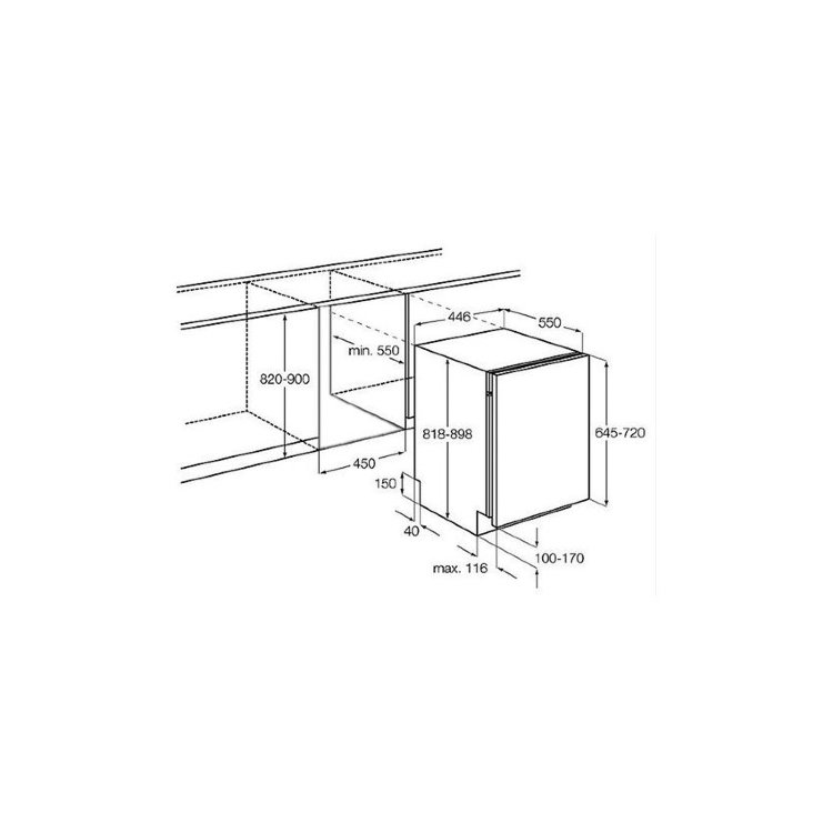 Electrolux ESL94321LA узкая посудомоечная машина